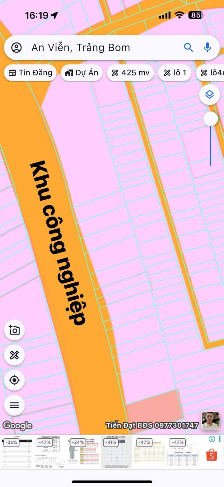 Đất thổ cư An Viễn Trảng Bom 210m² giá 1 tỷ - Đầu tư sinh lời ngay!