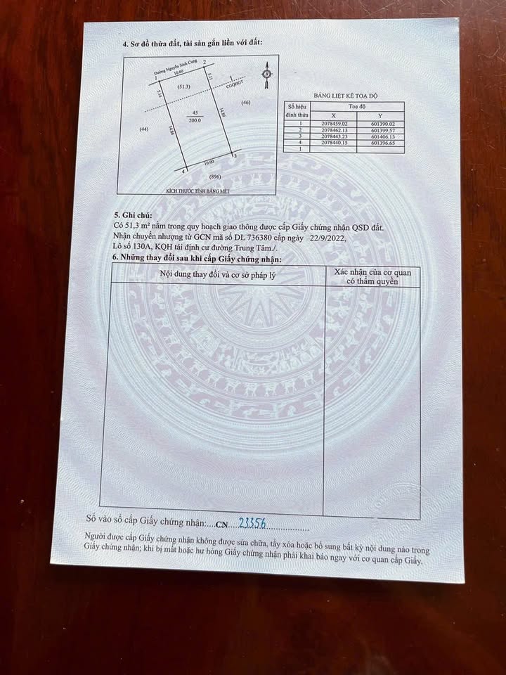 Đất mặt tiền đường Nguyễn Sinh Cung, Cửa Lò 200m² giá 6 tỷ - Kinh doanh tuyệt vời!