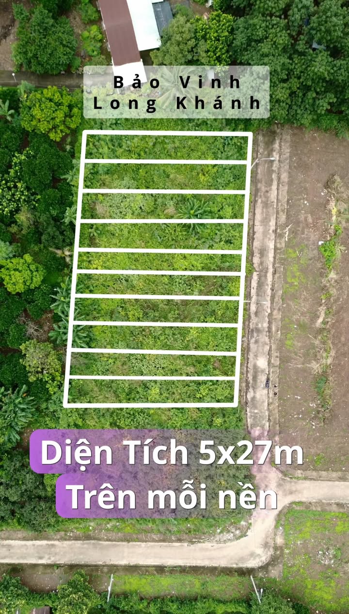 Đất nền Bảo Vinh Long Khánh 135m² giá 1.3 tỷ - Sổ đỏ chính chủ, vị trí đẹp!