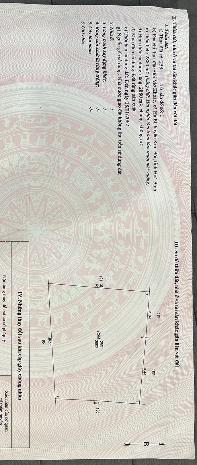 Lô đất Farm 6400m² tại Thị Trấn Bo, Kim Bôi - Giá 6.5 tỷ, Phù hợp nghỉ dưỡng