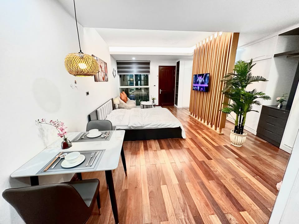 Cho thuê Studio rộng 40m² tại Mạc Đĩnh Chi, Ba Đình - Nội thất đầy đủ, tự do giờ giấc!