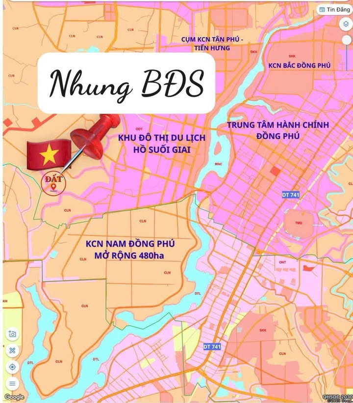 Đất sào Tân Lợi Đồng Phú 1702m² giá 390 triệu - Đầu tư tiềm năng