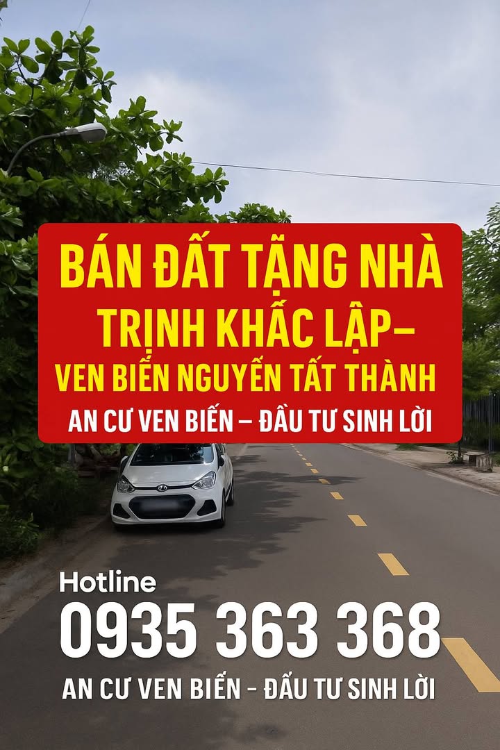 Đất tặng nhà ven biển Nguyễn Tất Thành, Đà Nẵng 83m² - Đầu tư sinh lời hấp dẫn!