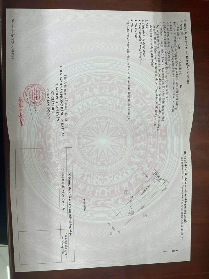 Đất thổ cư 490m² tại KP1 Hội Nghĩa - Giá chỉ 5 tỷ - Đầu tư sinh lời ngay!