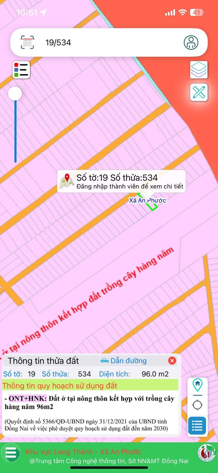 Đất nền ấp 8 An Phước 95m² giá 980 triệu - Sổ hồng riêng chính chủ!