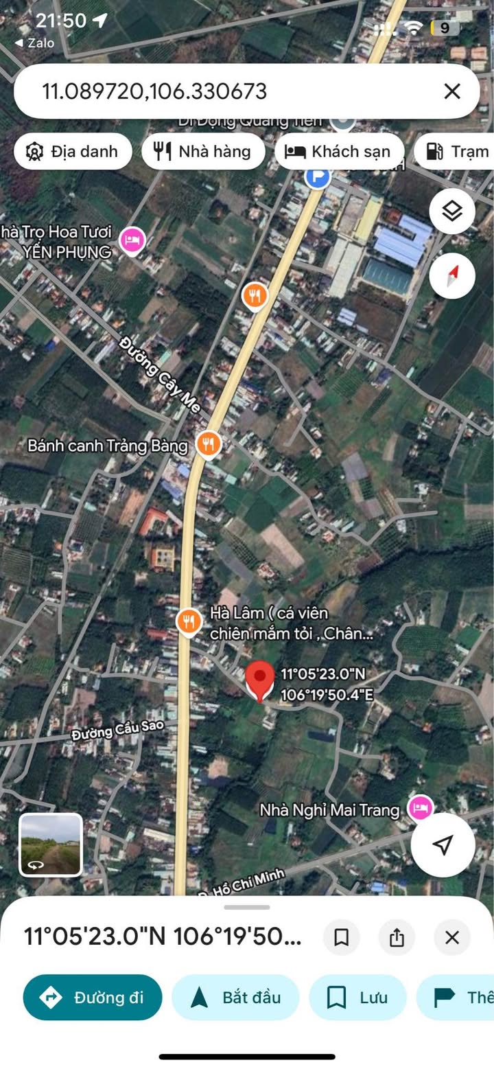 Đất nền Suối Cao B, Phước Đông, Gò Dầu 1008m² giá 1,3 tỷ - Đường nhựa thông thuận tiện!