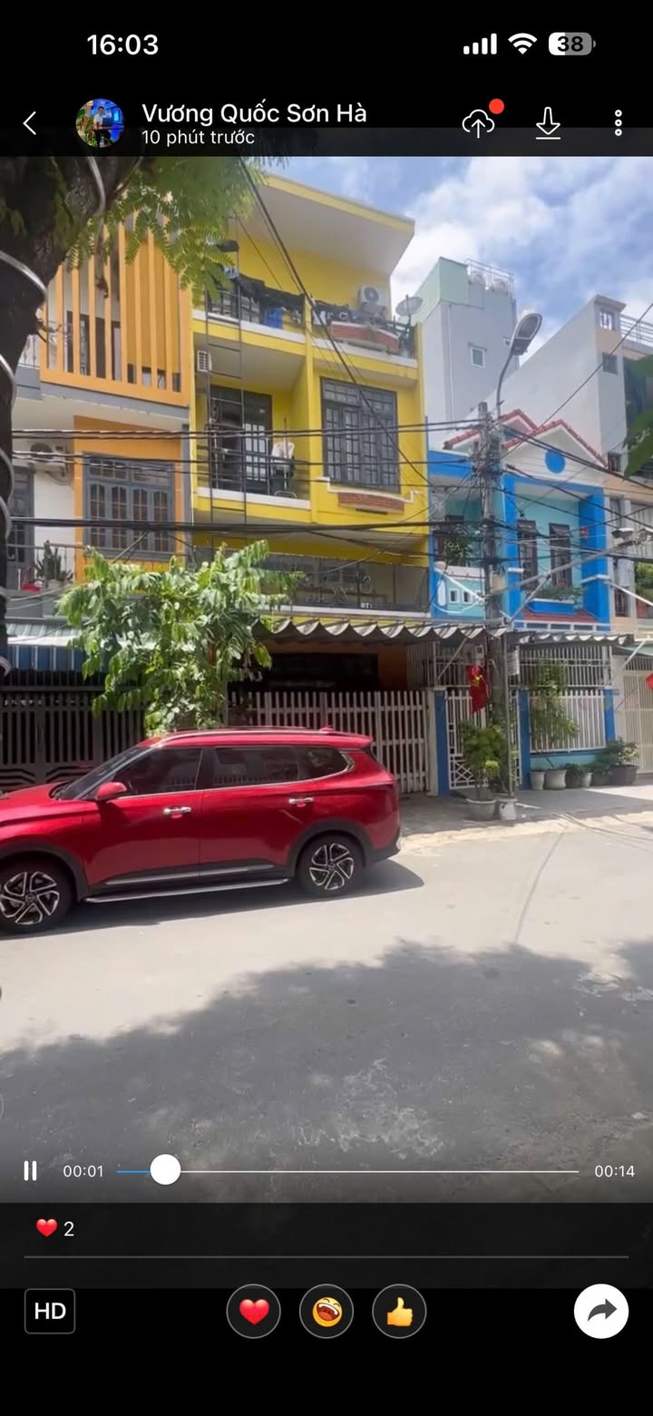 Nhà 3 tầng đường Dương Trí Trạch, Đà Nẵng 65m² giá 10 tỷ - Cơ hội đầu tư không thể bỏ lỡ!