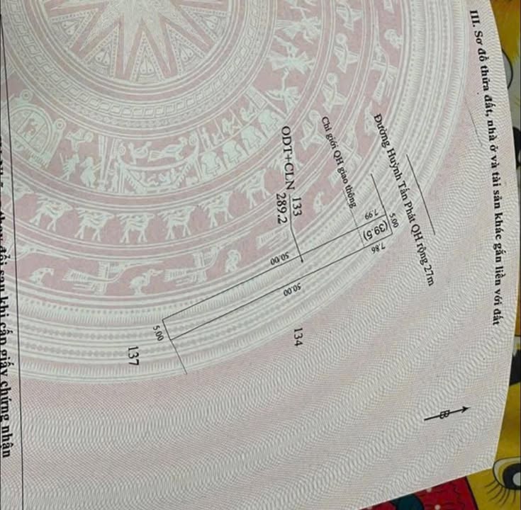 Đất mặt tiền đường Huỳnh Tấn Phát, quận 7, 250m² - Giá chỉ 850 triệu!