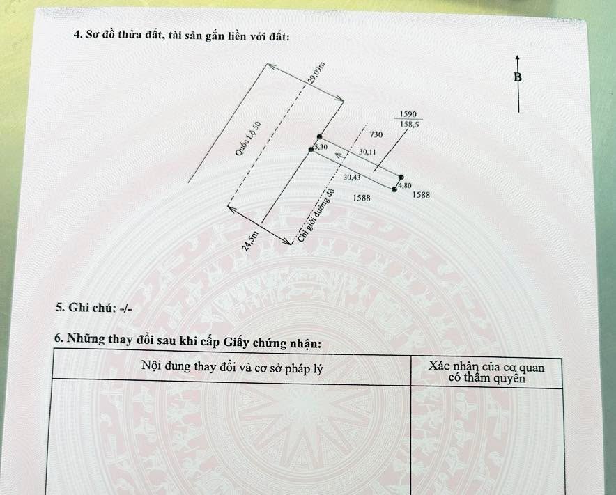 Nhà mặt tiền Quốc lộ 50 Bình Chánh 158.8m² giá 7,5 tỷ - Cơ hội đầu tư tuyệt vời!