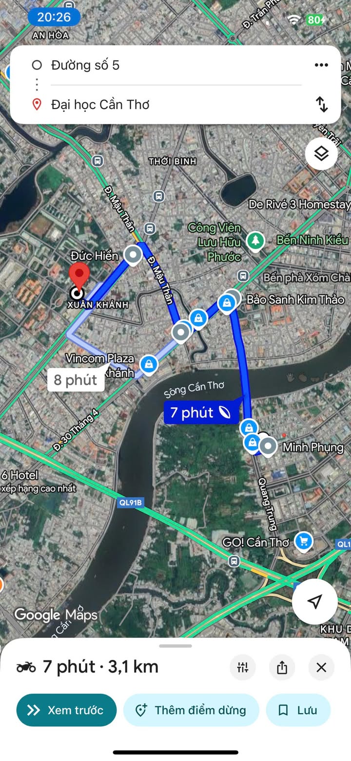 Phòng trọ Hưng Phú 1 Cái Răng 20m² giá 2.2 triệu - Nội thất đẹp, tiện nghi đầy đủ!