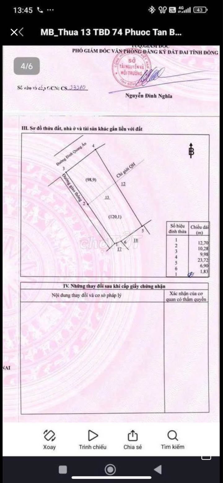Nhà mặt tiền Đinh Quang Ân, Phước Tân 230m² giá 8.1 tỷ - Kinh doanh sầm uất!