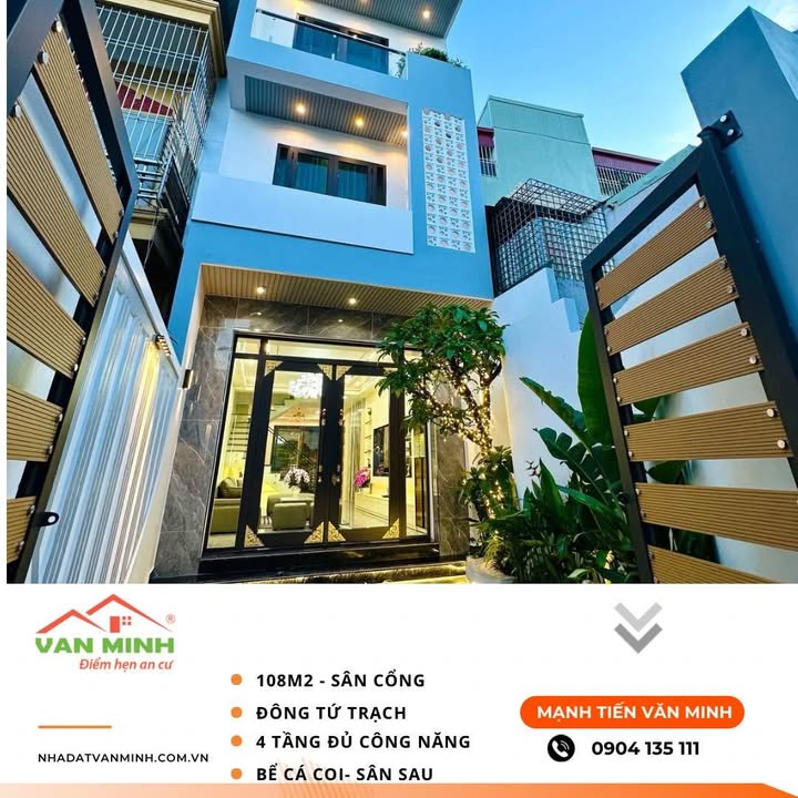 Nhà phố Tô Hiệu Lê Chân 108m² giá 6.5 tỷ - Không gian sống lý tưởng