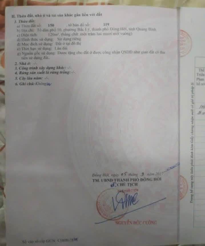 Nhà bán tại Ngõ 83 Hoàng Sâm, phường Bắc Lý, 120m² - Giá chỉ 1.4 tỷ!