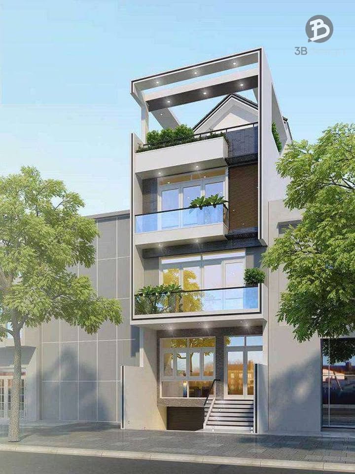 Cho thuê tòa nhà 4 tầng mặt tiền Núi Thành, Hải Châu, Đà Nẵng - Công năng đa dạng và đầy đủ tiện nghi!