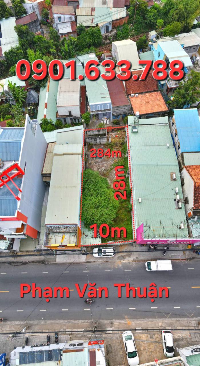 Đất mặt tiền Phạm Văn Thuận, Biên Hòa 284m² giá 27.5 tỷ - Đầu tư sinh lời ngay!