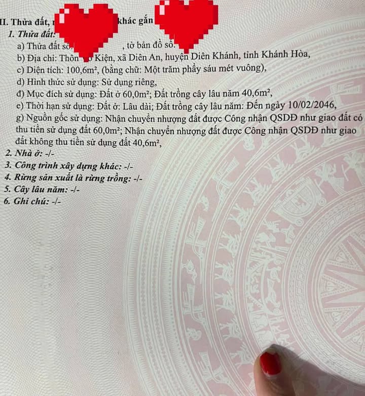 Đất nền Thôn Võ Kiện, Diên An 100m² giá chỉ 1.2 tỷ - Cơ hội đầu tư hấp dẫn!