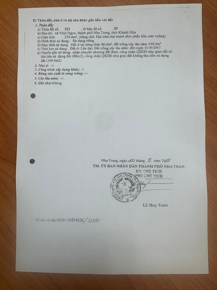 Nhà chính chủ tại Tây Nha Trang 229.4m² giá 5.5 tỷ - Đầu tư sinh lời ngay!