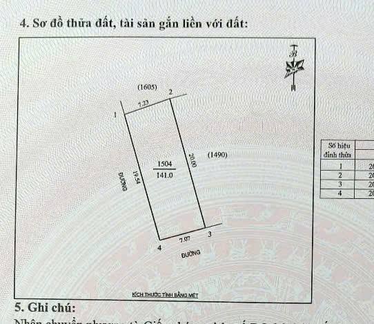 Đất 2 mặt tiền Nghi Phong, TP Vinh 141m² giá 2 tỷ - Tiềm năng tăng giá cao!