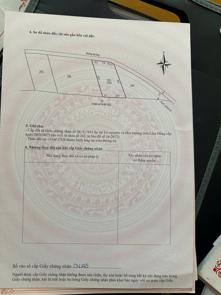 Đất thổ cư Nam Ban Lâm Hà 1000m² giá 1.2 tỷ - Sổ hồng chính chủ!