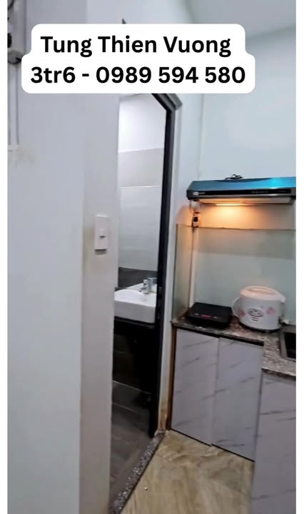 Căn hộ cho thuê đường Tùng Thiện Vương 25m² giá 3.6 triệu - Sẵn sàng vào ở!
