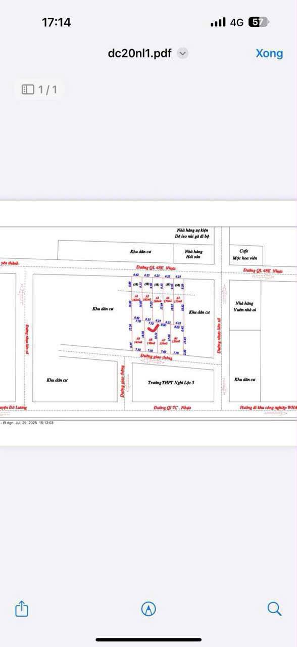 Lô đất Nghi Lâm 138m² giá 1.6 tỷ - Đường ô tô tránh, phù hợp kinh doanh!