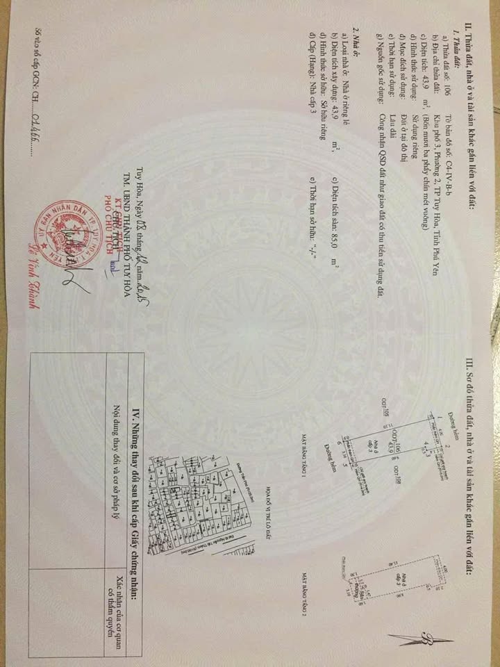 Nhà hẻm Nguyễn Tất Thành Tuy Hòa 43m² giá 1.8 tỷ - Chính chủ thương lượng!