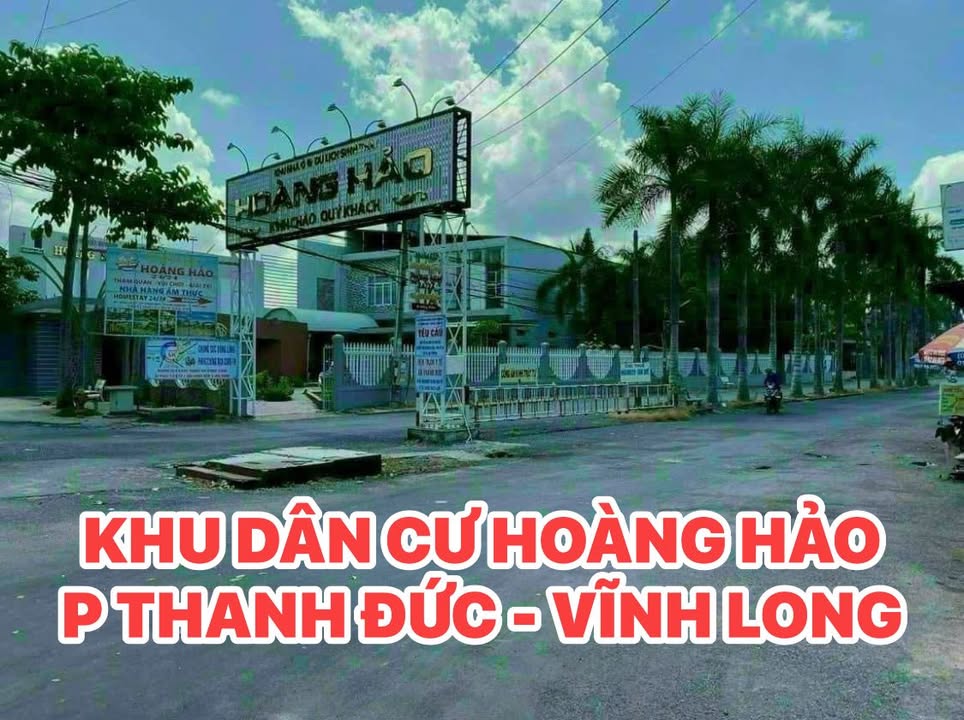 Đất nền mặt tiền đường 28m khu dân cư Hoàng Hảo, Vĩnh Long 81m² giá chỉ 999 triệu!