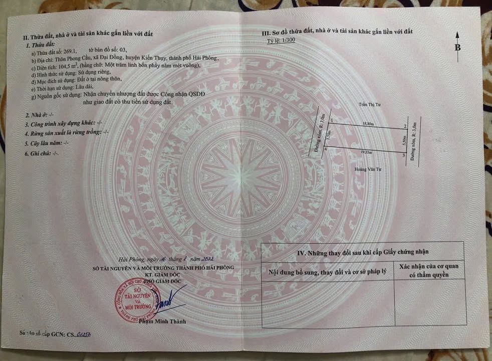 Đất nền Đại Đồng Kiến Thụy 104m² giá 1,5 tỷ - Đầu tư sinh lời tiềm năng!