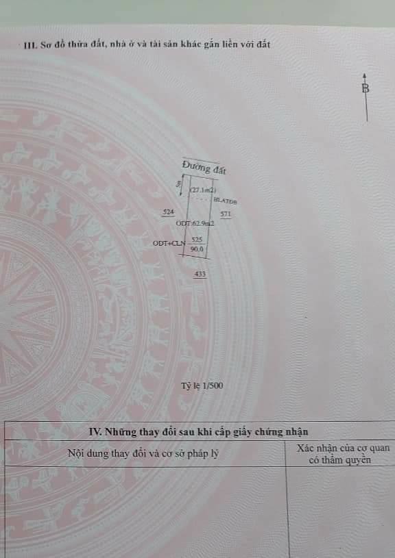 Đất nền Tân Hiệp, Tân Uyên 90m² giá 1.5 tỷ - Dân cư đông đúc, vị trí thuận lợi!
