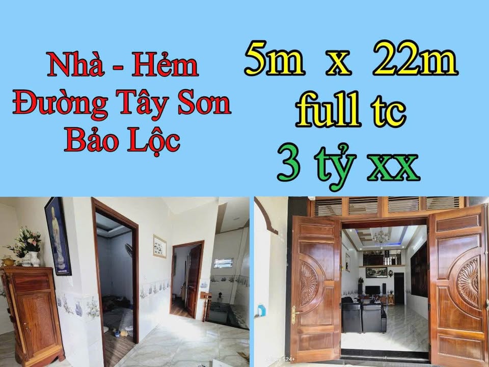 Nhà phố Tây Sơn, Bảo Lộc 110m² giá 3.95 tỷ - Sẵn sàng vào ở ngay!