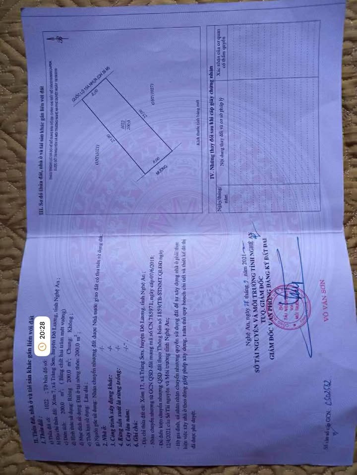 Bán FrontHouse mặt tiền QL15A Đô Lương 200m² giá 4 tỷ - Đầu tư sinh lời ngay!