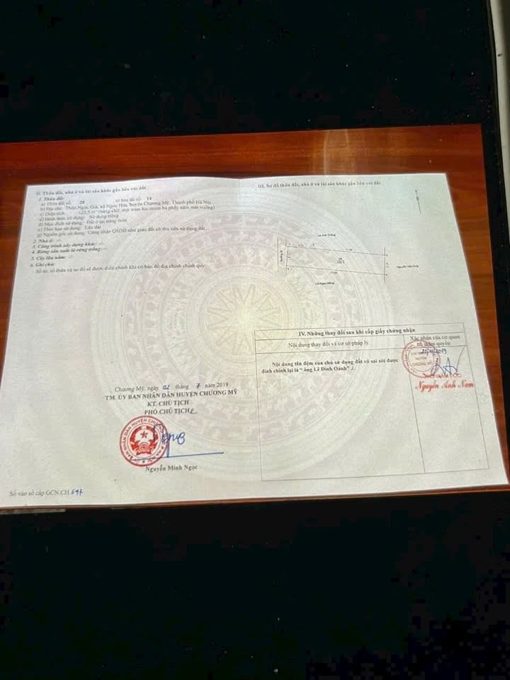 Đất nền đầu tư sinh lời tại Chương Mỹ, Hà Nội 255m² - Sổ đỏ chính chủ!