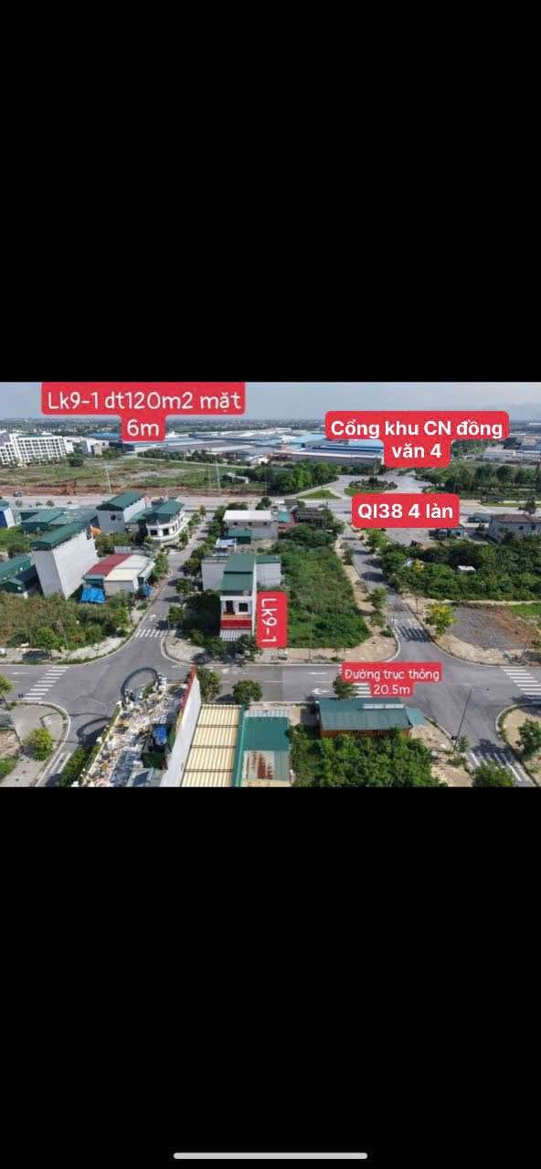 Đất dự án KĐT Đại Cương Kim Bảng 120m² giá 4.92 tỷ - Đầu tư hấp dẫn!