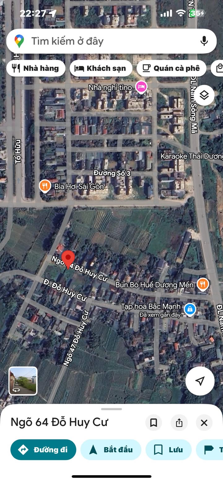 Đất thổ cư đường Nguyễn Huy Cư, phường Hạc Thành, 112m² - Sổ đỏ chính chủ, giá chỉ 2 tỷ!