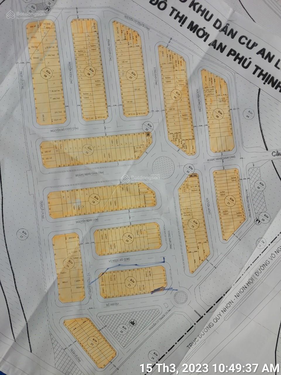 Bán đất mặt tiền đường Nguyễn Cơ Thạch, Quy Nhơn 131m² - Đầu tư sinh lời hấp dẫn!