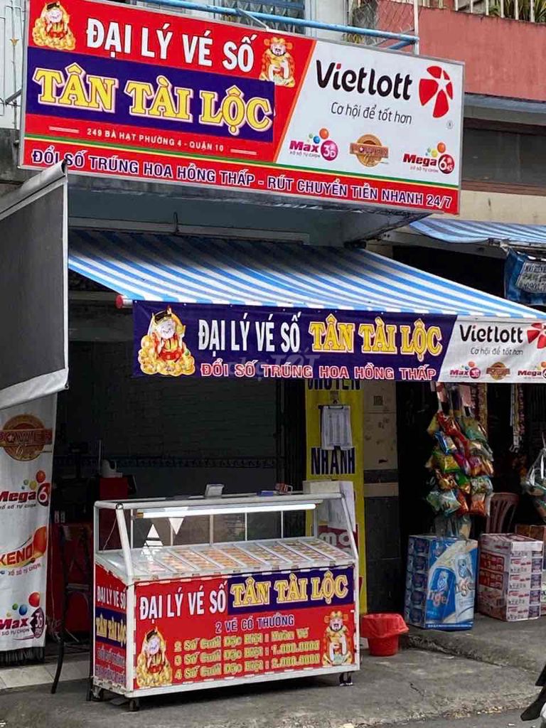 Sang nhượng 3 điểm đại lý vé số quận 10, quận 7 - Thu nhập ổn định!
