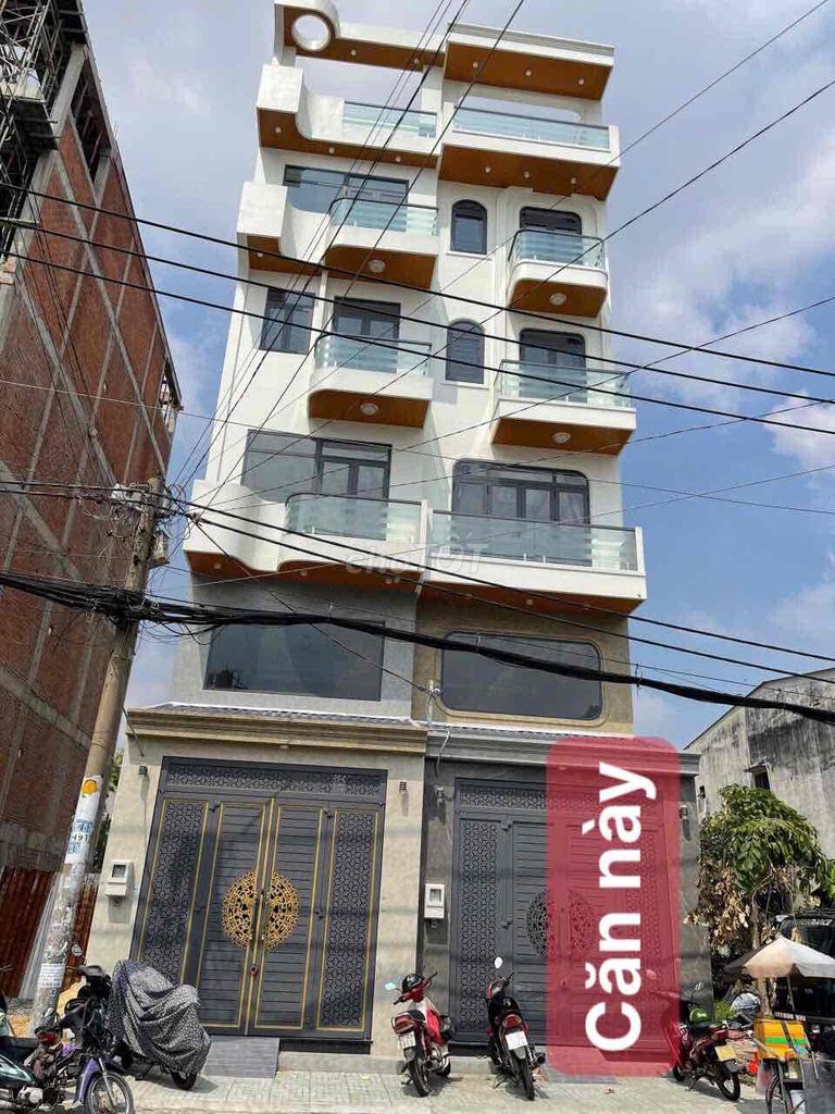 Nhà nguyên căn mặt tiền Trương Phước Phan 72m² giá 38 triệu - Nhà mới, 6 tầng, sẵn sàng cho thuê!