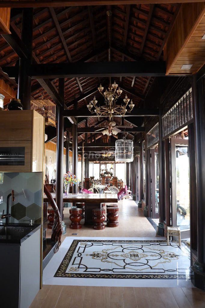 Biệt thự gỗ cho thuê tại Đà Nẵng 266m² giá 30 triệu - Không gian thiền an yên gần sông