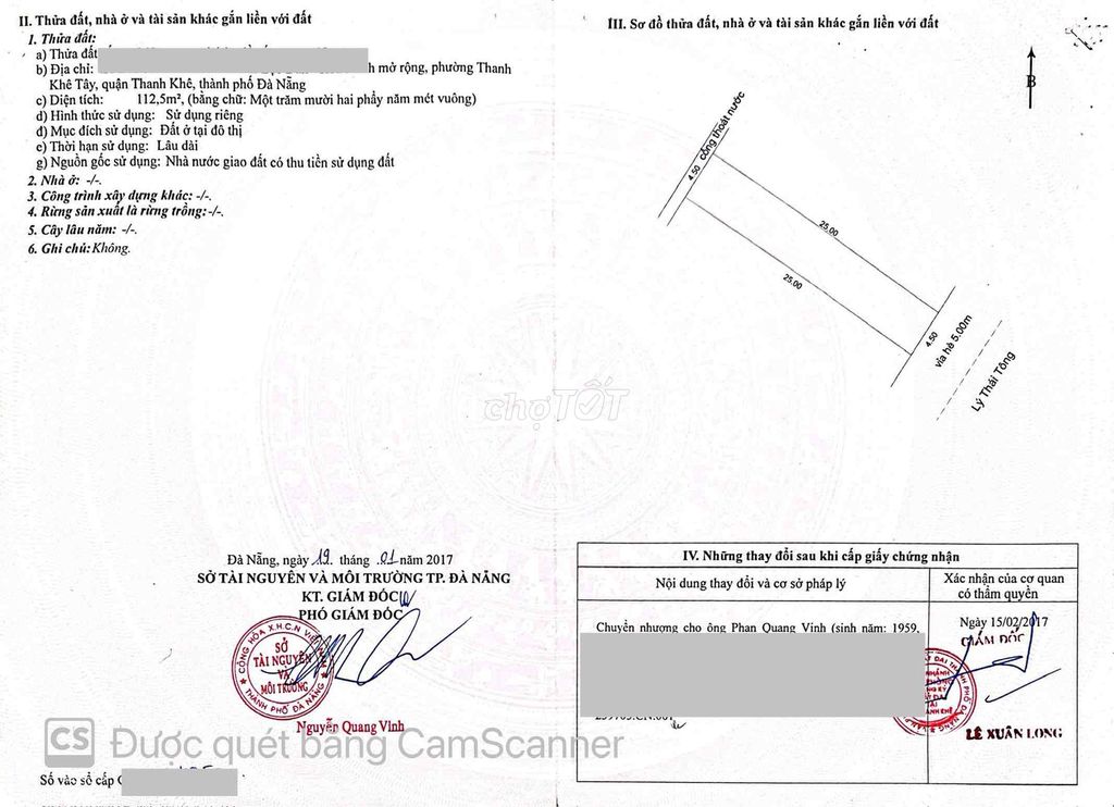 Nhà mặt tiền Lý Thái Tông, Đà Nẵng 112,5m² giá 11,5 tỷ - Chính chủ bán gấp!