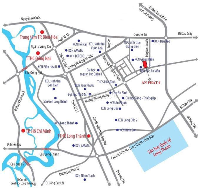 Đất nền mặt tiền đường Phùng Hưng, An Viễn, Trảng Bom 100m² - Đầu tư sinh lời ngay!