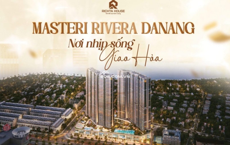Căn hộ 3 phòng ngủ tại Masteri Rivera Đà Nẵng 80m² giá 6 tỷ - View sông tuyệt đẹp!