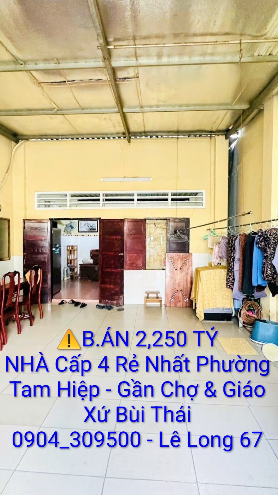 Nhà 2 tầng Phường Tam Hiệp 64m² giá 2.25 tỷ - Gần chợ và giáo xứ Bùi Thái!