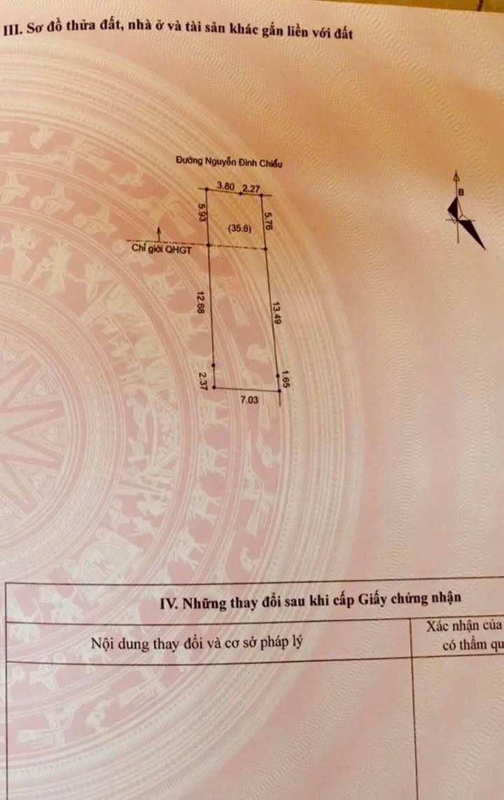 Đất mặt phố Nguyễn Đình Chiểu, TP Hải Dương 135.6m² giá 4 tỷ - Đầu tư sinh lời cao!