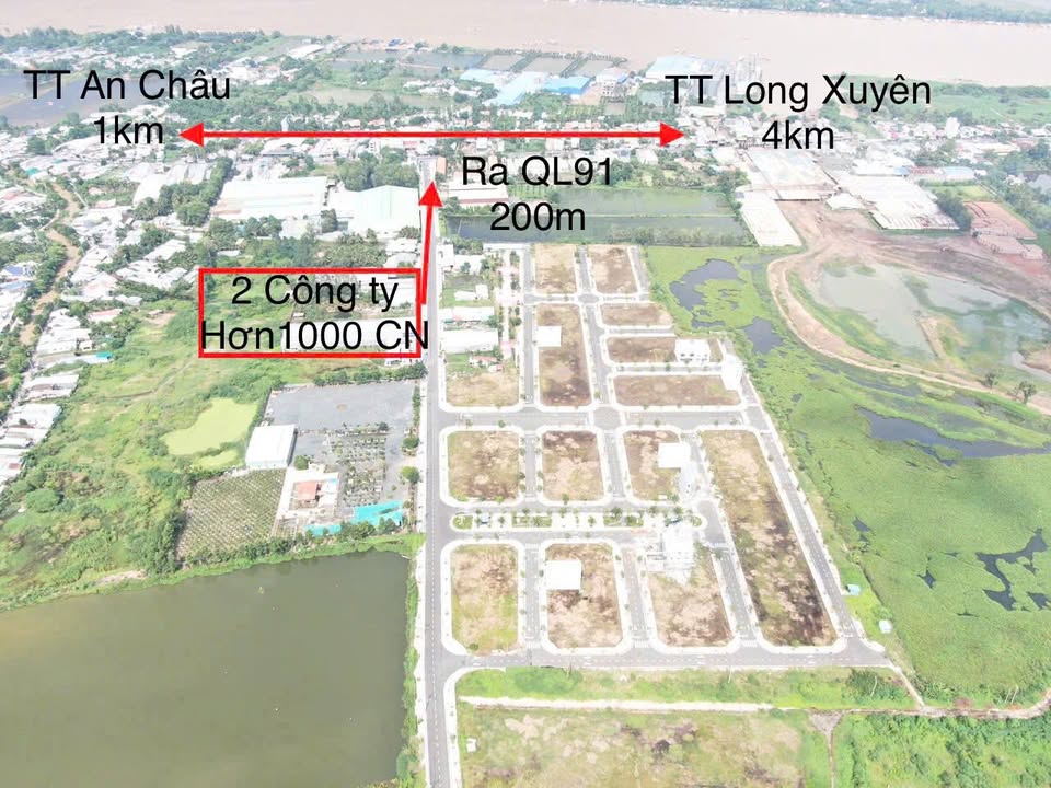 Đất nền khu đô thị Bắc Long Xuyên - Bình Đức 80m² giá 1.418 tỷ - Pháp lý rõ ràng, sẵn sàng sang tên!