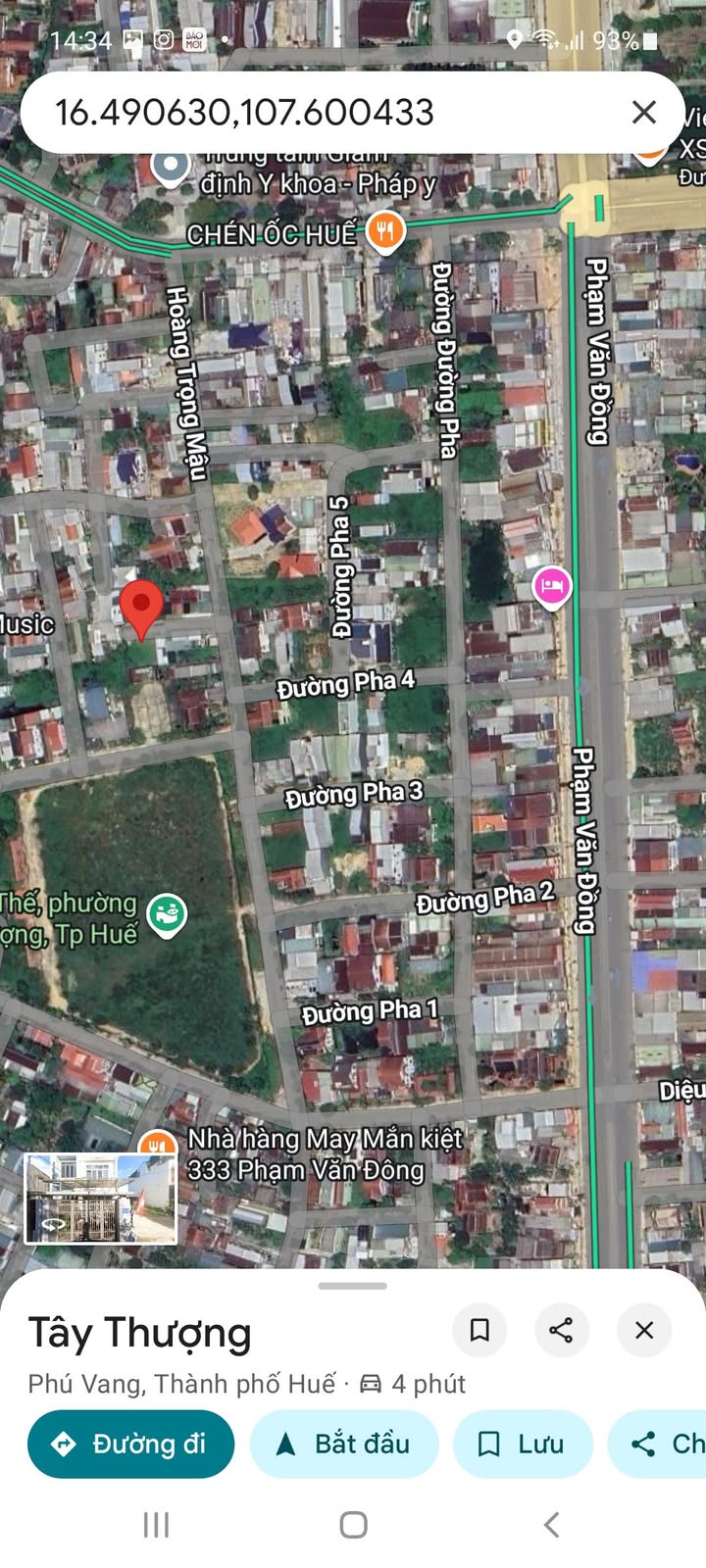 Đất nền giá tốt tại Phạm Văn Đồng, Huế 79.2m² - Gần sân bóng chỉ 60m!