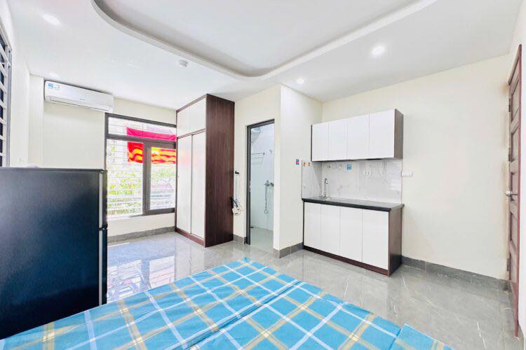 Phòng studio đường Lĩnh Nam 30m² giá 4.5 triệu - Full nội thất, an ninh đảm bảo!