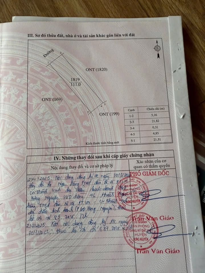 Đất nền Hưng Tân 111m² giá 1.4 tỷ - Sổ đỏ chính chủ, đầu tư tốt!