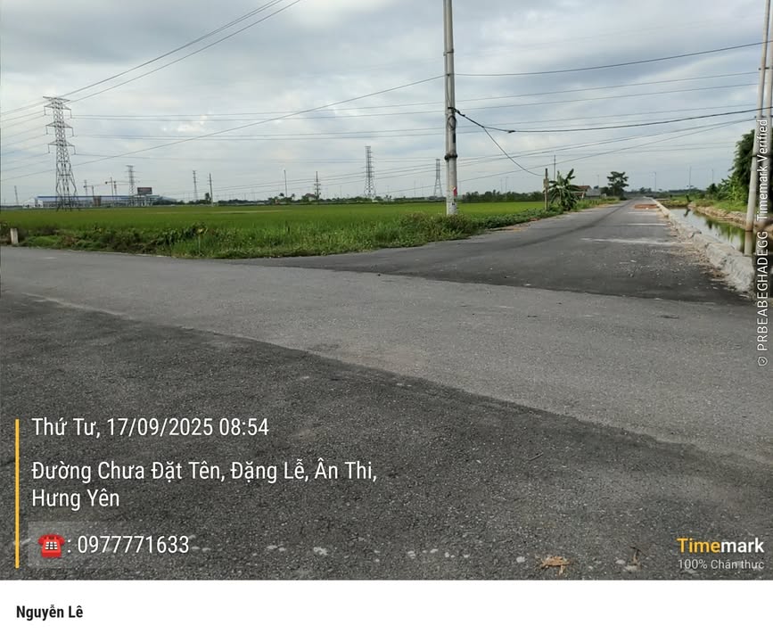 Đất nền Đặng Lễ, Ân Thi 90m² giá 2 tỷ - Sát khu công nghiệp lớn!