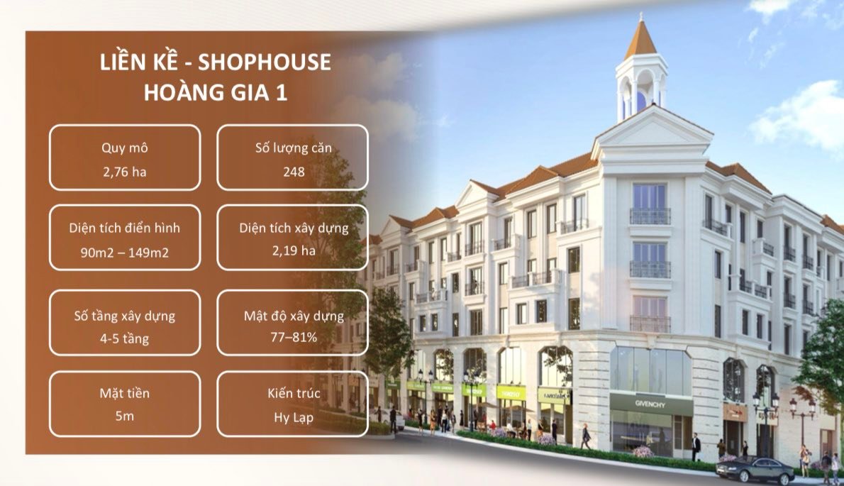 Townhouse Hinode Royal Park Kim Chung 91m² giá 14 tỷ - Đầu tư sinh lời ngay!