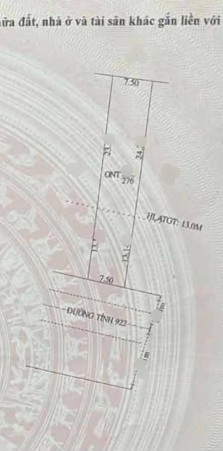 Đất nền tỉnh lộ 922, xã Đông Hiệp, Cờ Đỏ - 277m² giá 1.4 tỷ, thuận tiện đầu tư!